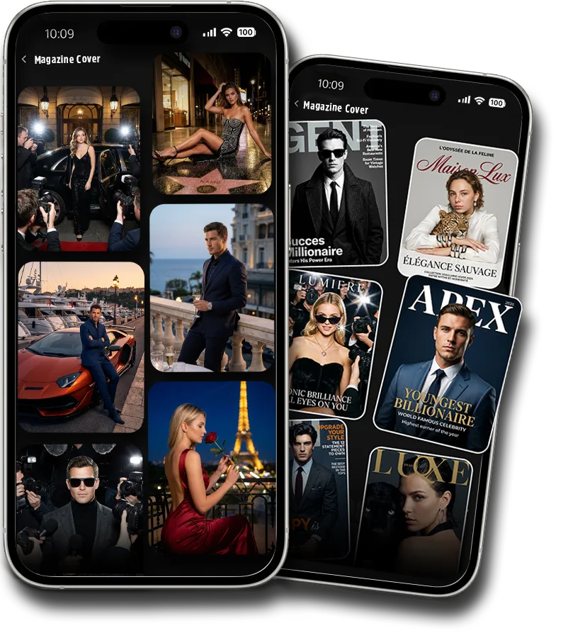 LuxStyle AI uygulama arayüzü